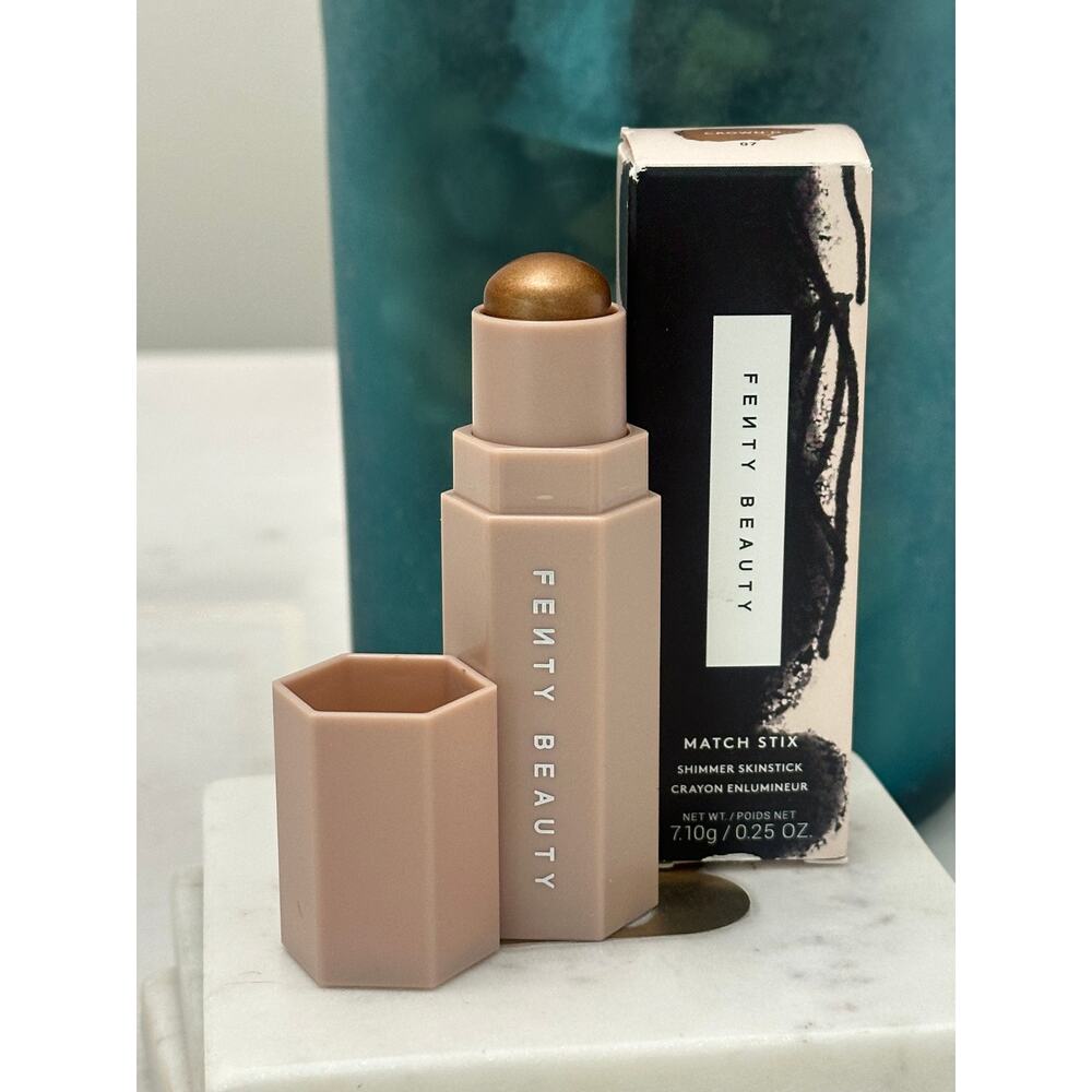 Fenty Beauty Match Stix Shimmer Skinstick Highlighter Blush Crown'd 0.25 oz NIB